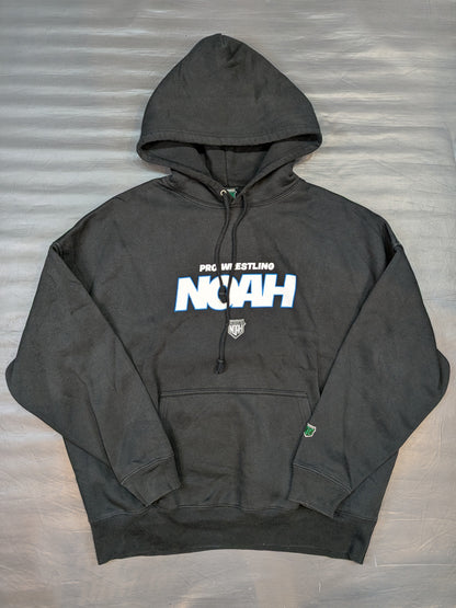 NOAH '00' Big Silhouette Pullover Hoodie  (Black)