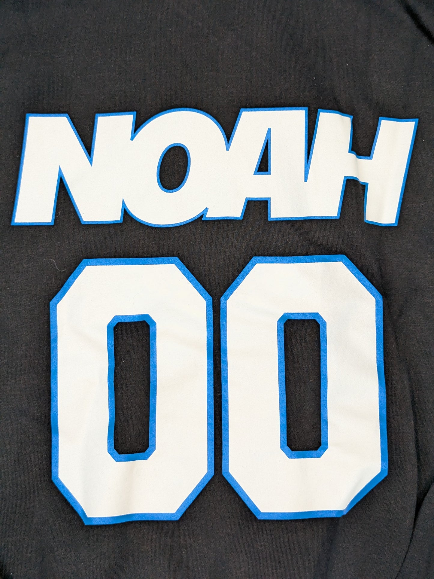 NOAH '00' Big Silhouette Pullover Hoodie  (Black)