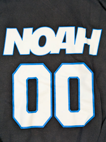NOAH '00' Big Silhouette Pullover Hoodie  (Black)