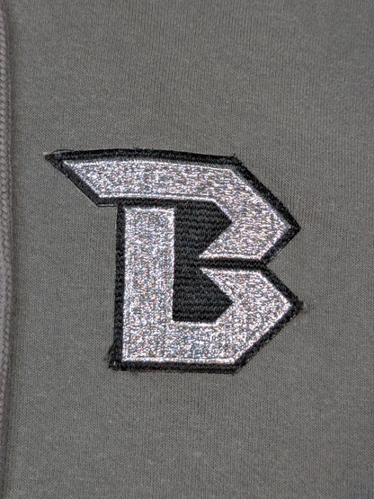 大日本プロレス「B」ジップパーカー(グレー)