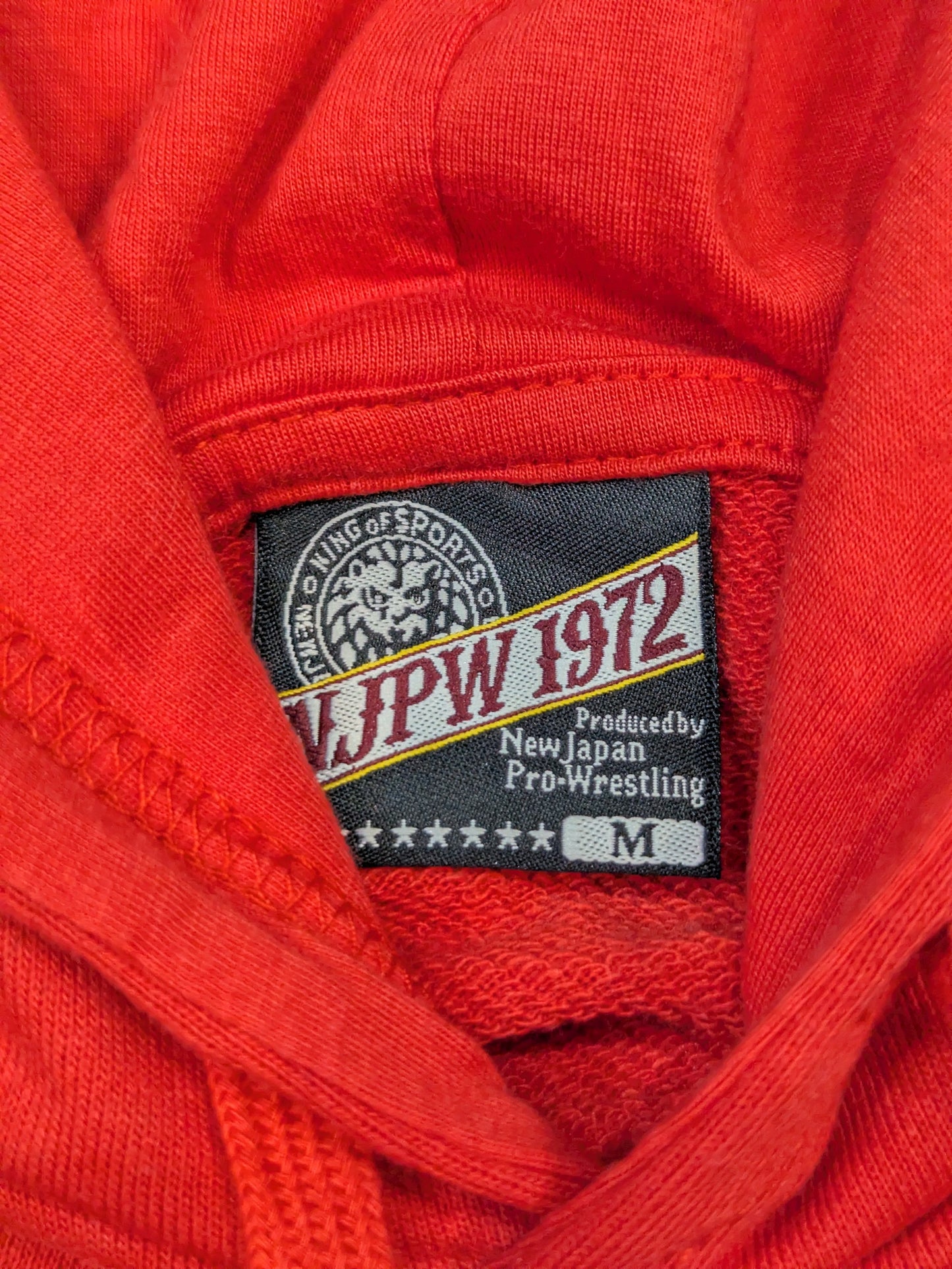 New Japan Pro Wrestling × Shimamura Pullover hoodie  (Red × Navy)