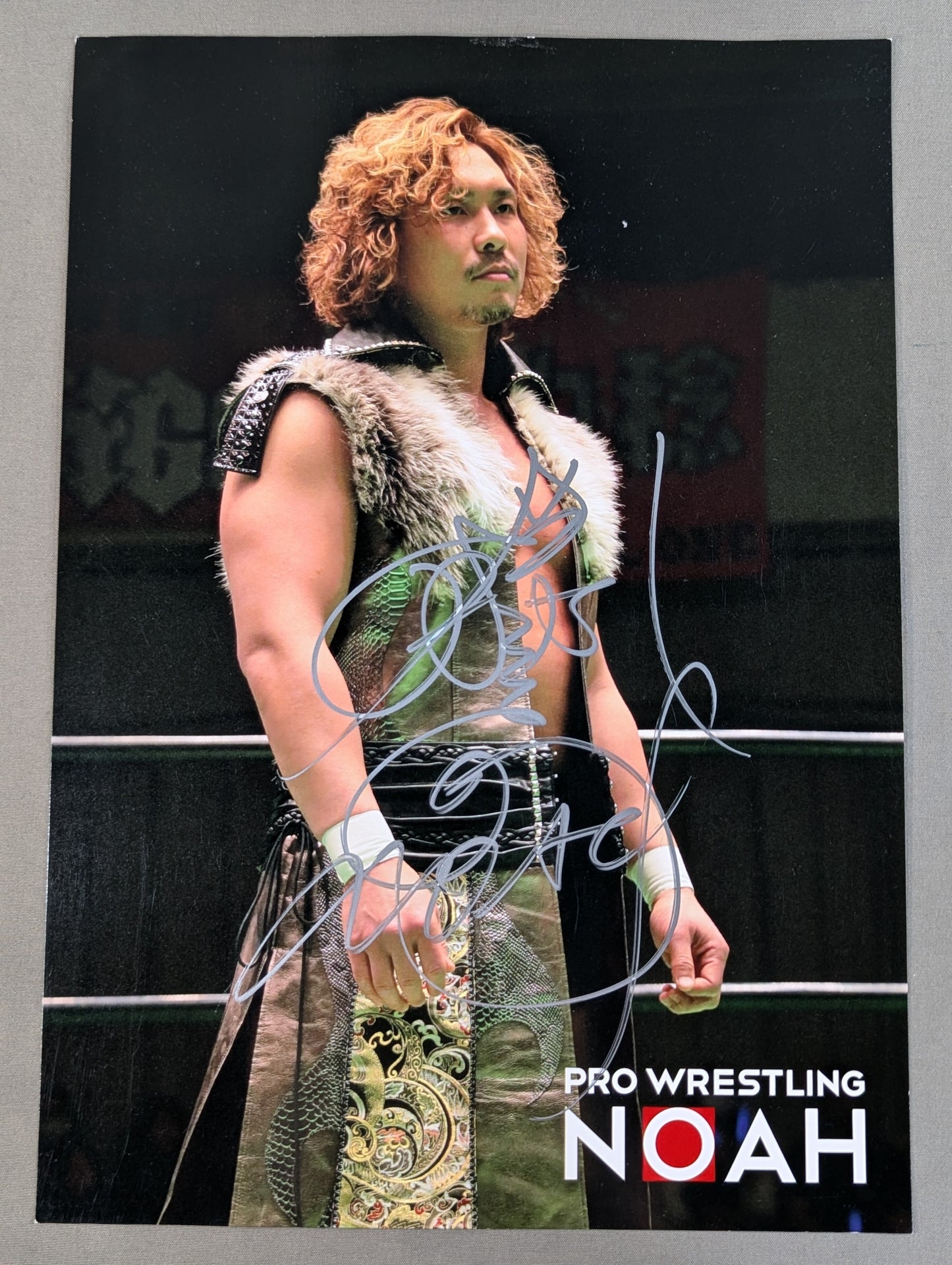 Katsuhiko Nakajima  hand signed autograph Pro-Photo (B-1)