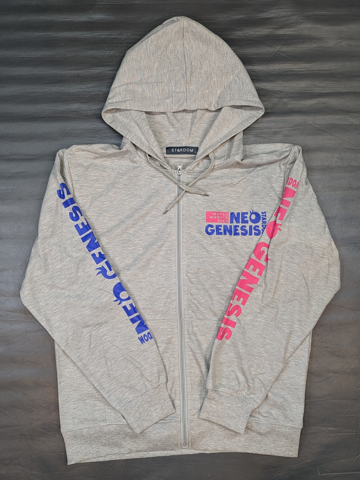 スターダム×アベイル NEO GENESIS ジップパーカー(グレー)
