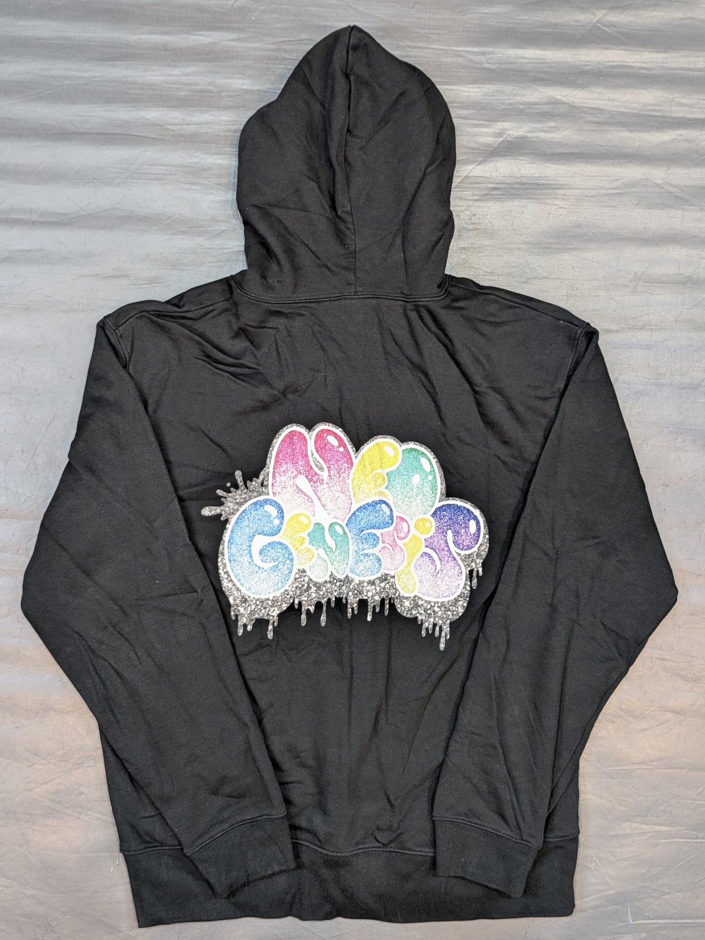 NEO GENESIS Logo Zip hoodie  (Black)