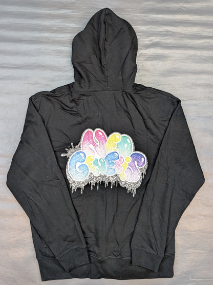 NEO GENESIS Logo Zip hoodie  (Black)