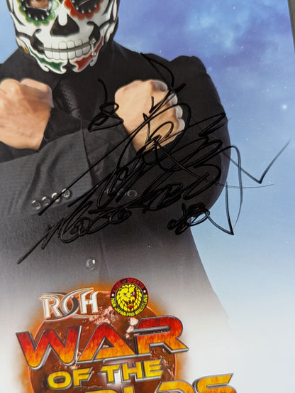 ★ROH×NJPW★ WAR OF THE WORLD BUSHI 直筆サイン入り ポートレート