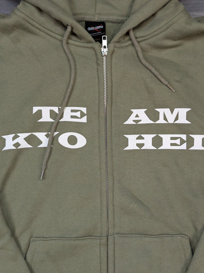 Kyohei Wada 'TEAM KYOHEI' Zip Hoodie  (Green)