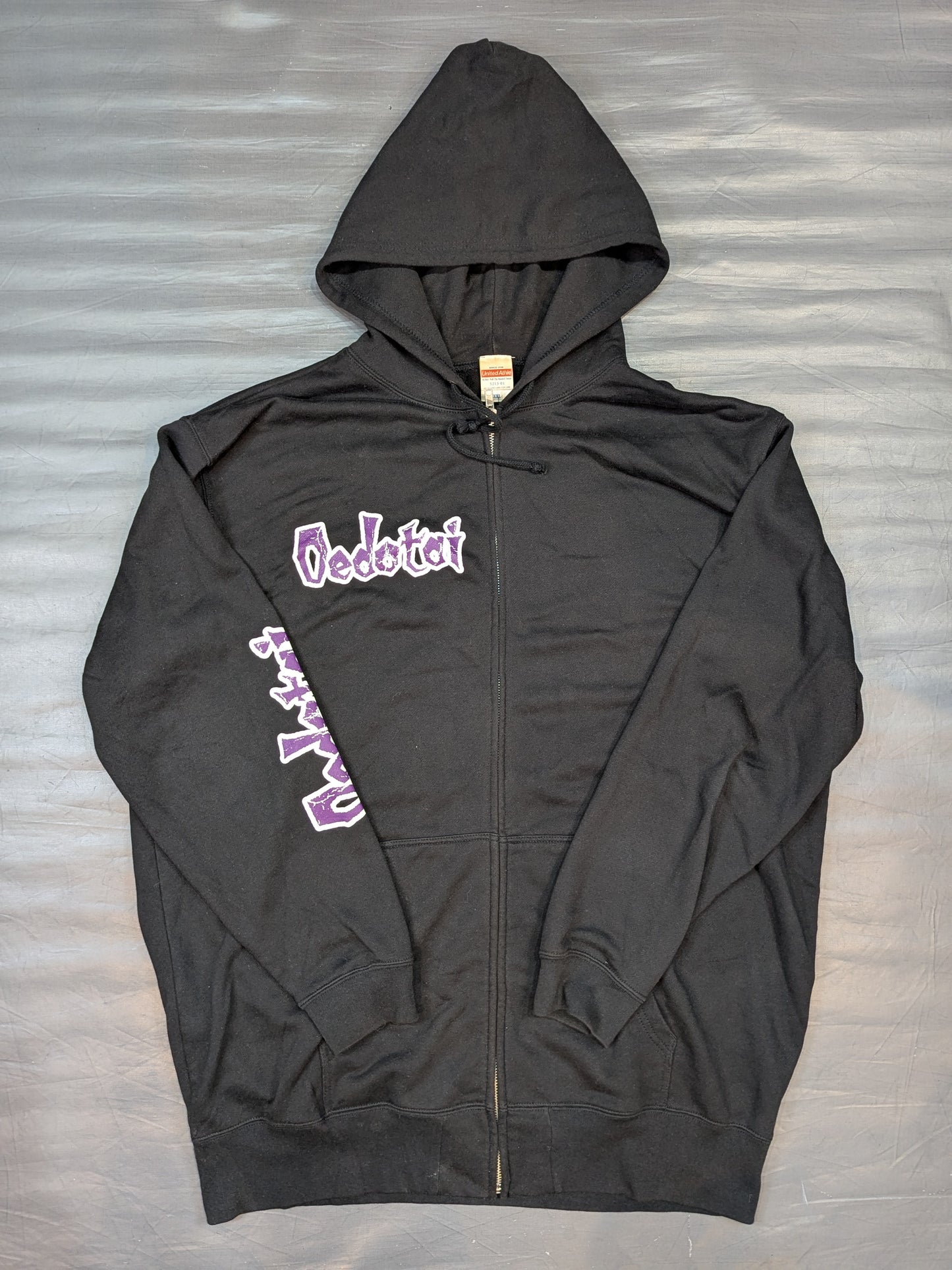 OEDO TAI Zip Hoodie  (Black)