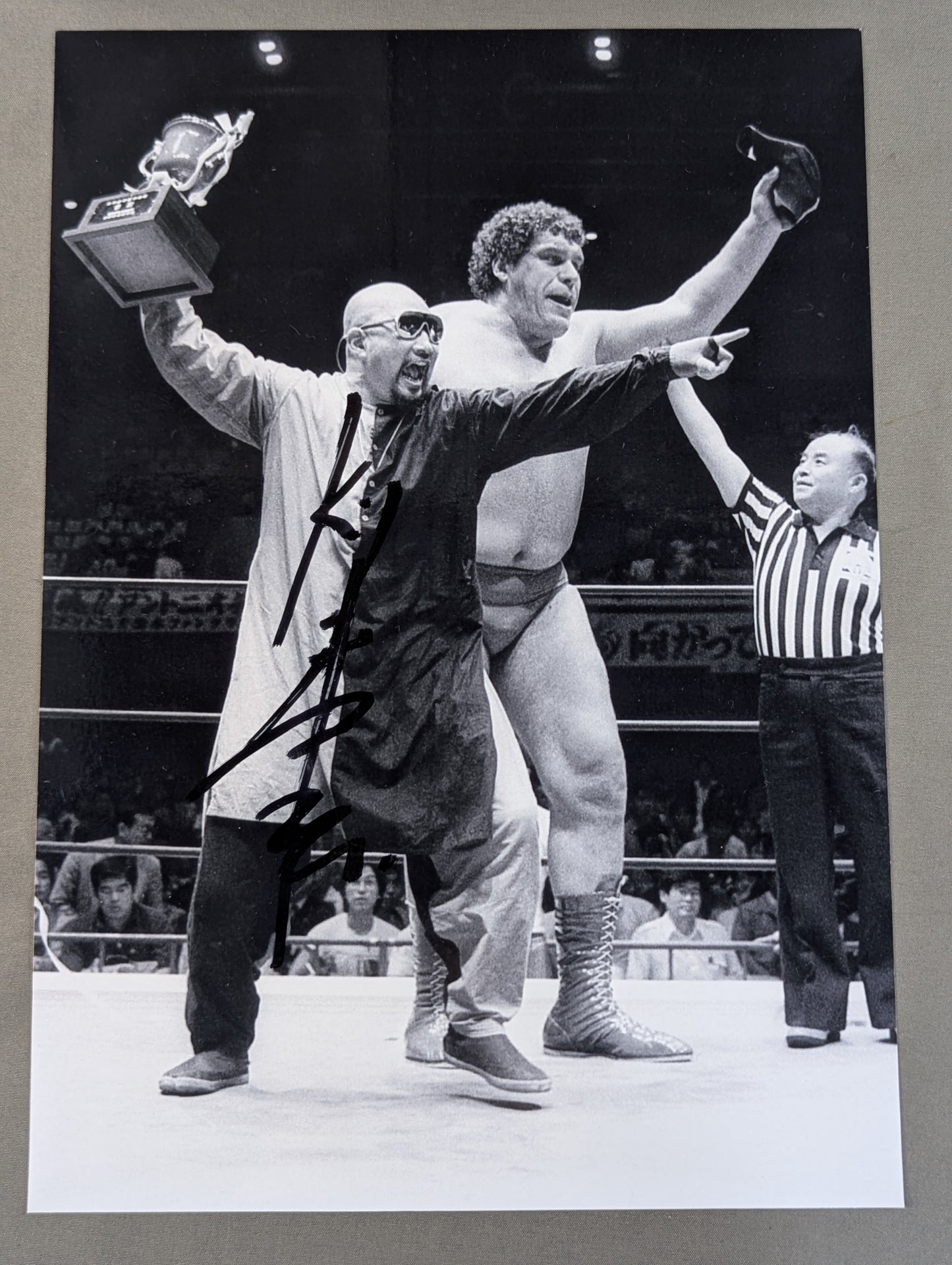 Shogun KY Wakamatsu hand signed autograph Pro-Photo (A-1)