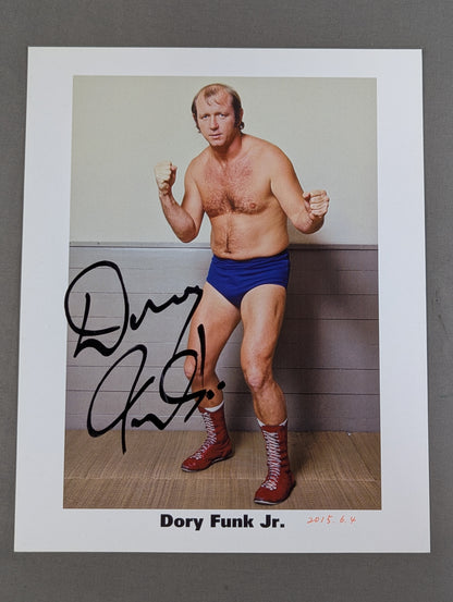 Dory Funk Jr.  hand signed autograph Pro-Photo (B-2)