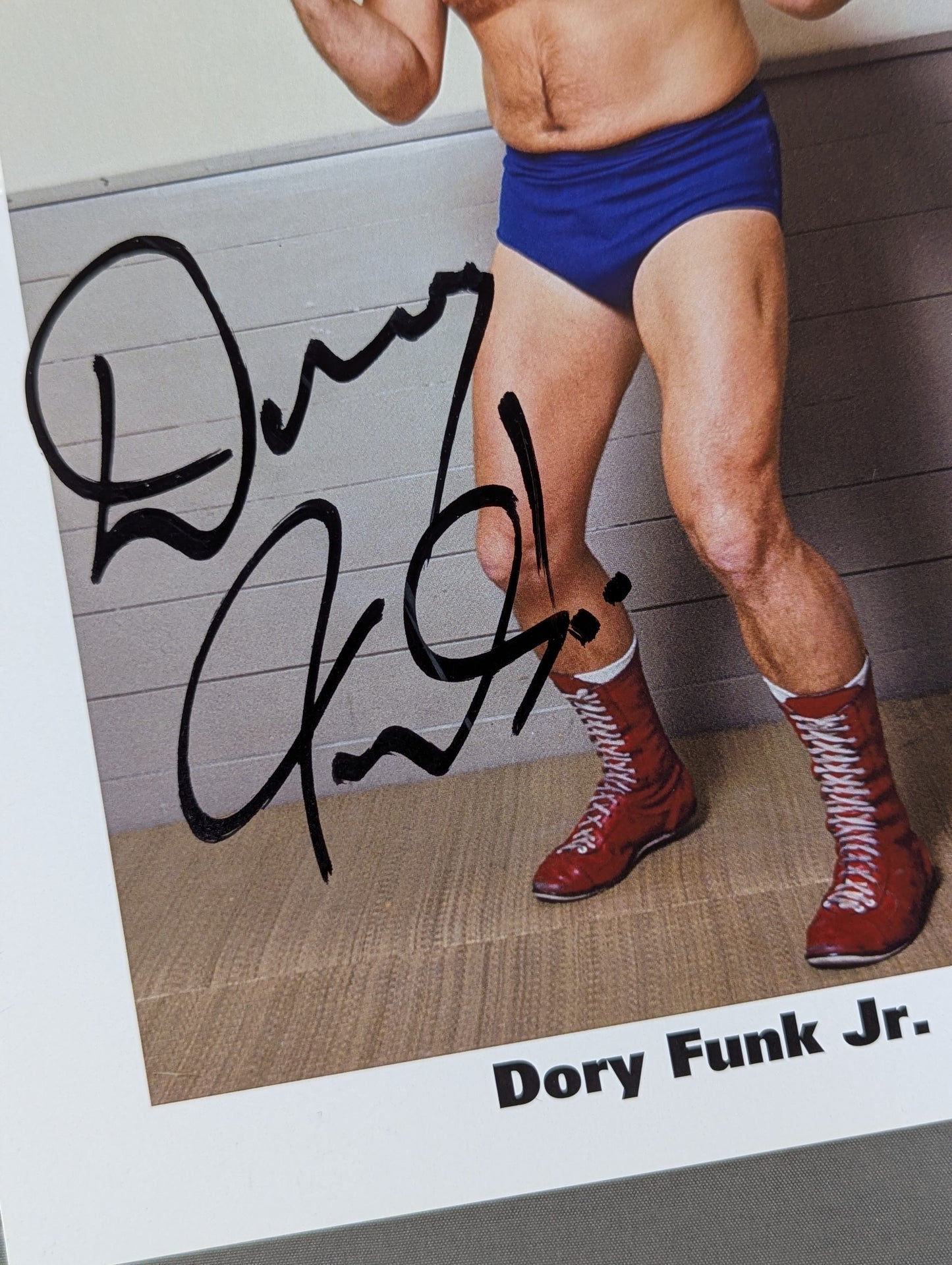 Dory Funk Jr.  hand signed autograph Pro-Photo (B-2)