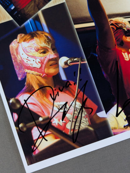 【hand signed autograph】 HAYABUSA  & Bolshoi Kid & Ray & Leon Pro-Photo