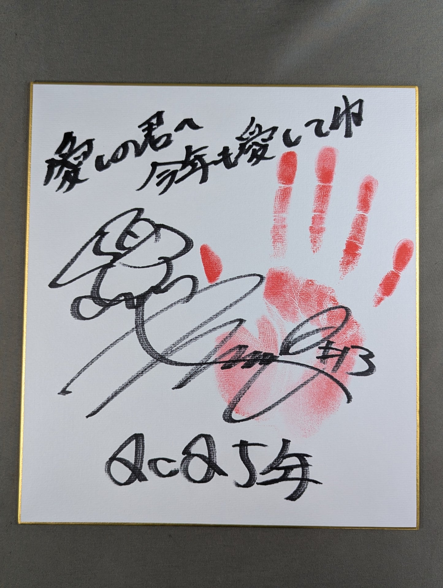 林下詩美(手形入り)