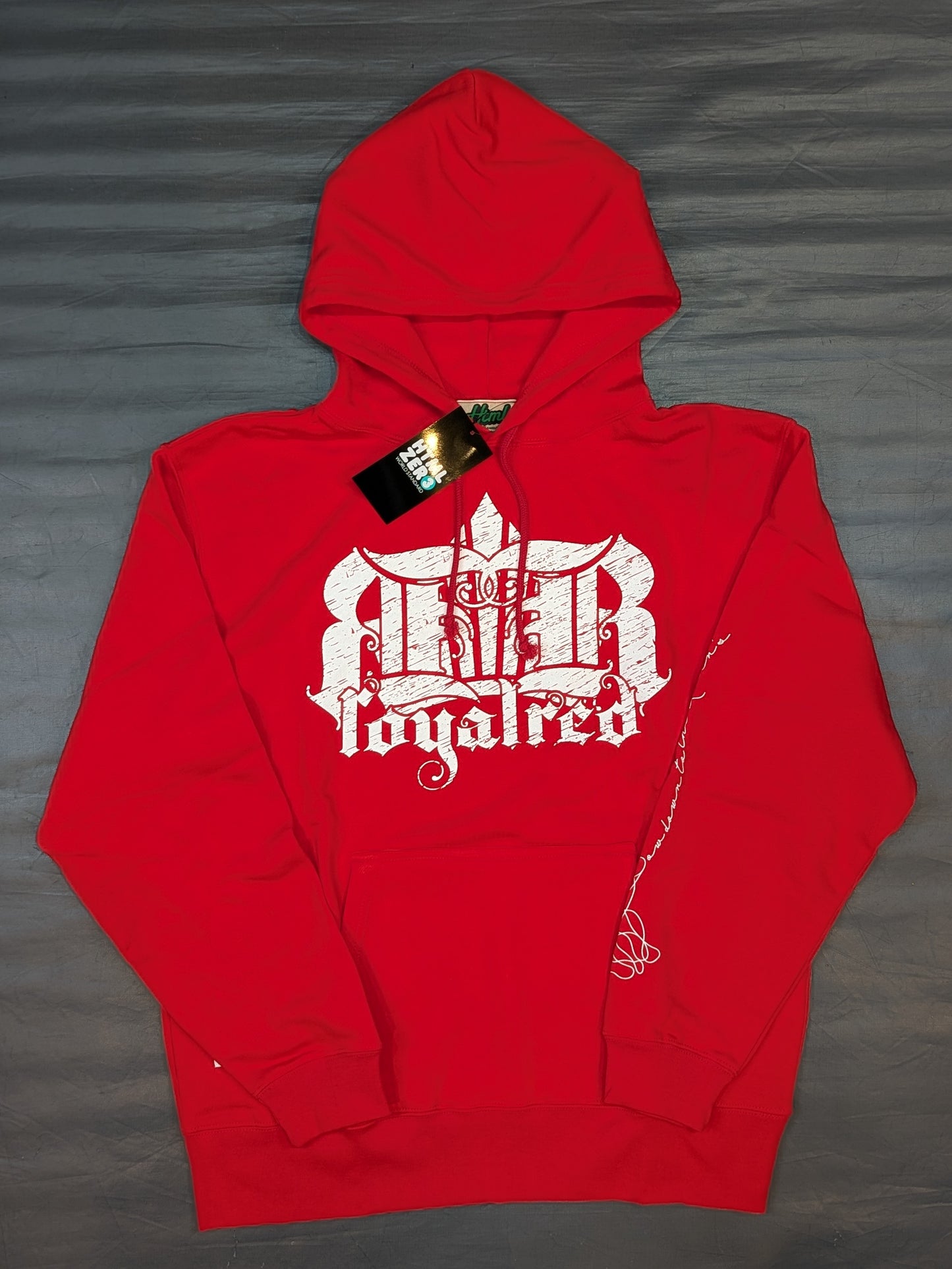 HTML ZERO3× STARDOM Utami Hayashishita  Collaboration Pullover hoodie (2) (Red)