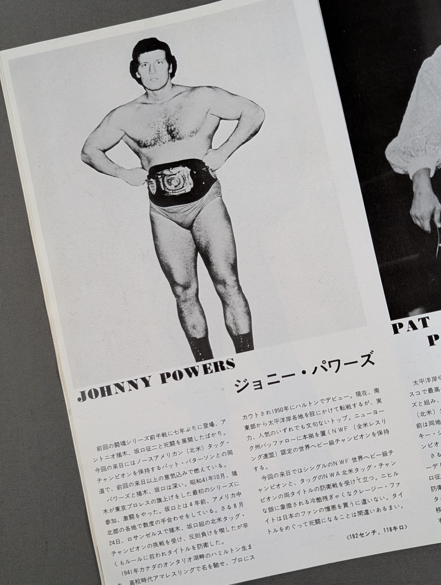 ★ Powers vs Inoki NWF 73 ★Fighting Spirits Series Part 2 World Title Challenge Commemorative