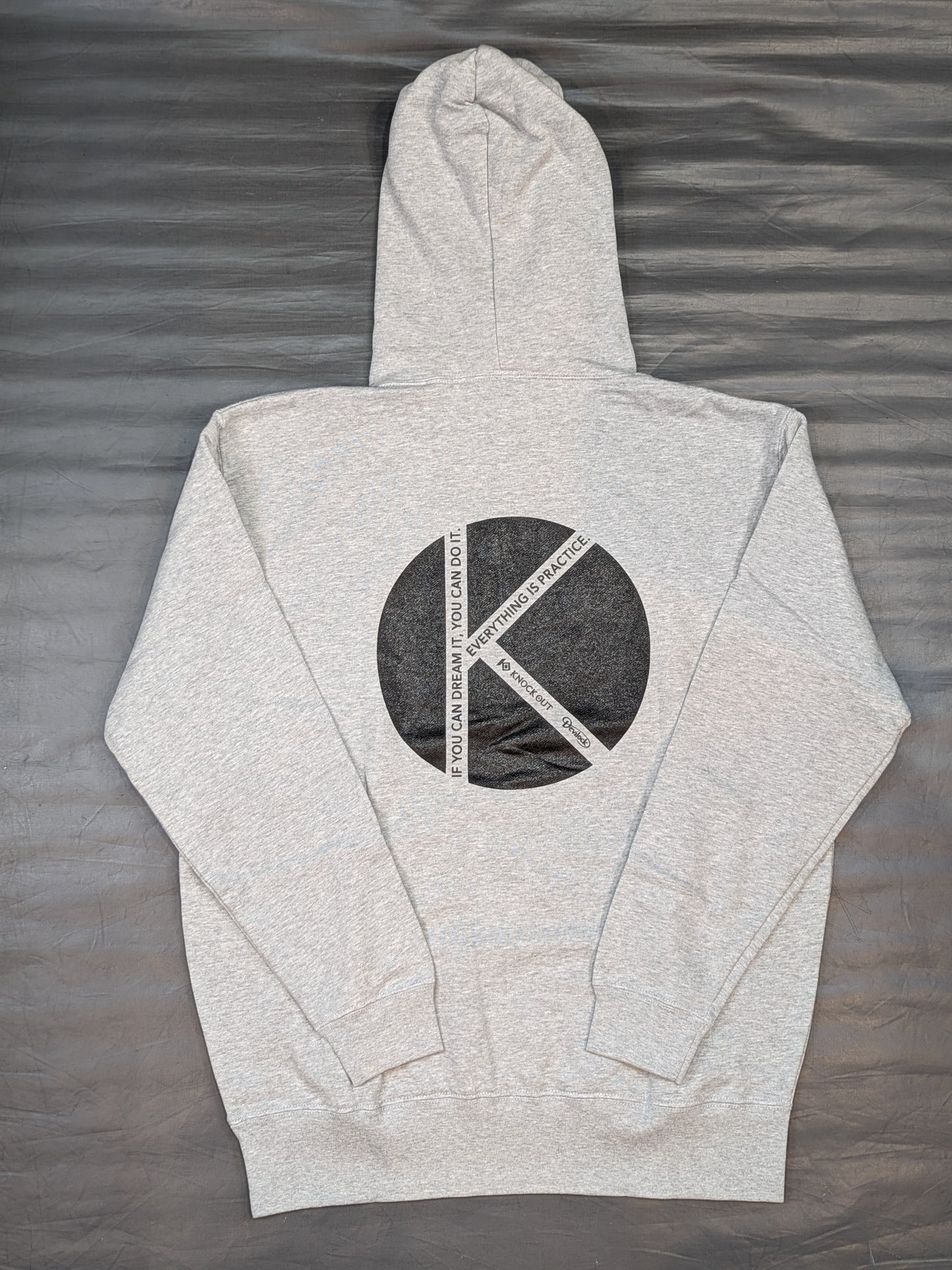 Kick Boxing kills pullover hoodie  (gray)