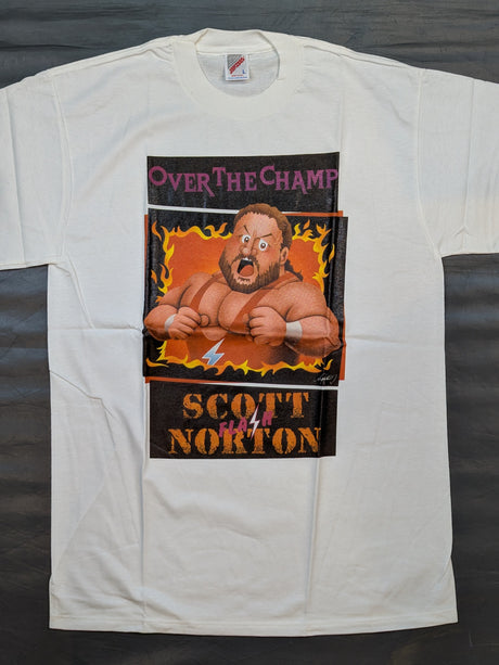スコット・ノートン「OVER THE CHAMPION」坂井永年氏イラストTシャツ