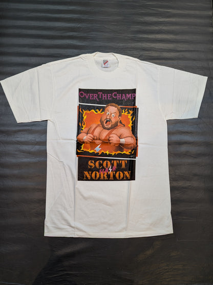 Scott Norton "OVER THE CHAMPION" Nagatoshi Sakai Illustration T-shirt