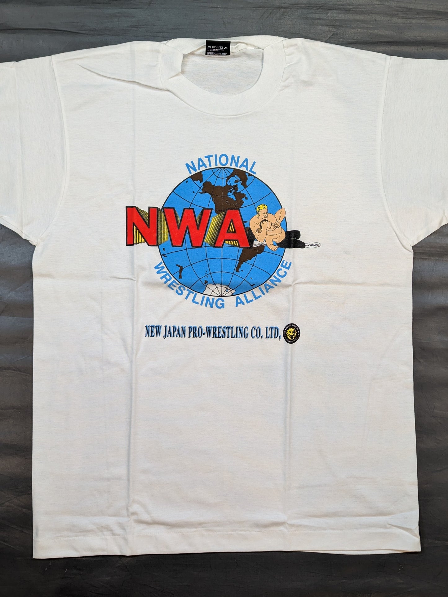 WCW partnership "NWA" logo T-shirt