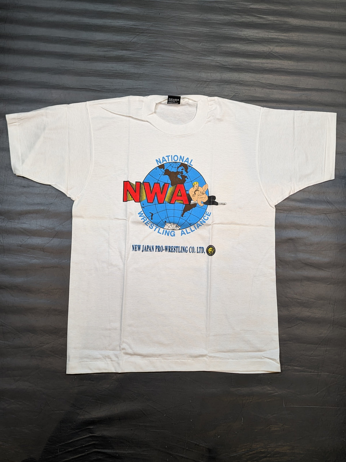 WCW partnership "NWA" logo T-shirt