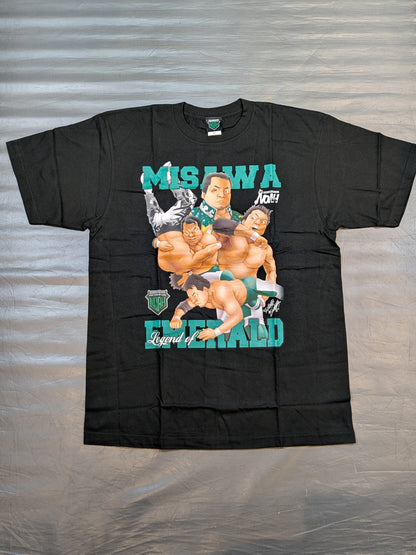三沢光晴 坂井永年氏イラストTシャツ