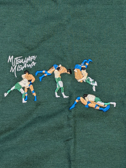 Mitsuharu Misawa ×HAOMING T-shirt (Green)