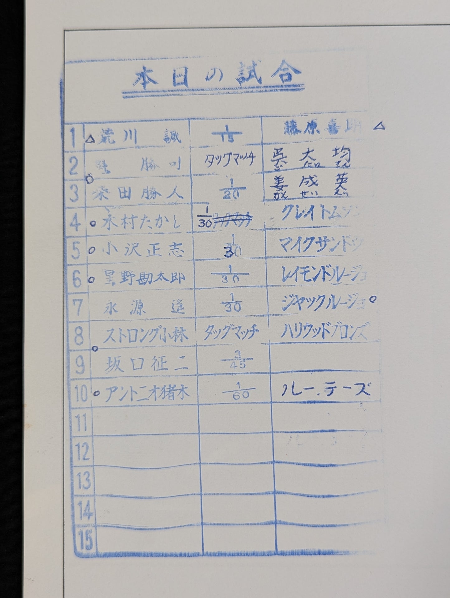 【半券貼付】★猪木vsルー・テーズ NWF戦★ 75闘魂シリーズ第1弾(最終戦)