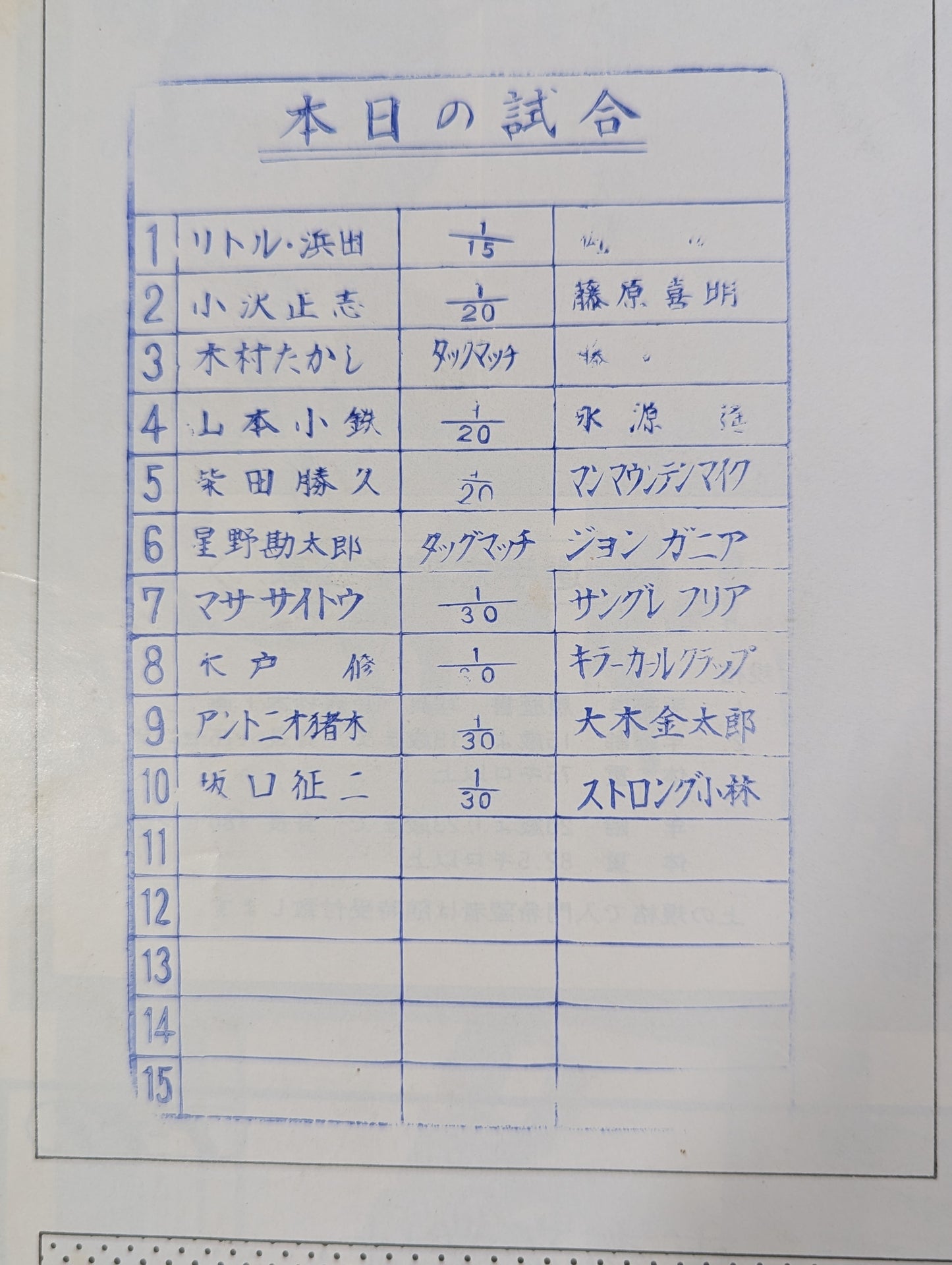 75第2回ワールドリーグ戦【開幕戦】