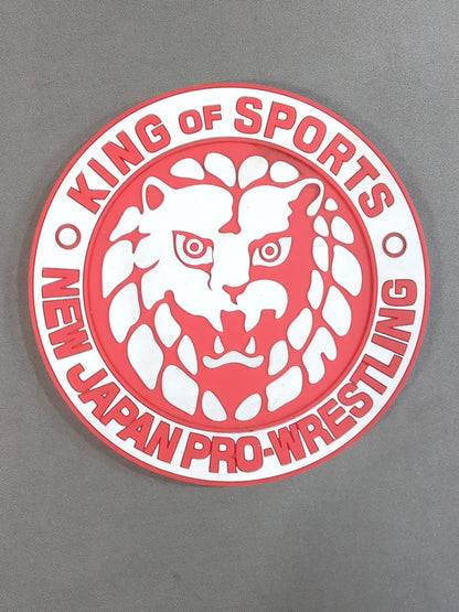 New Japan Pro Wrestling  Lion Mark  BIG Rubber Coaster