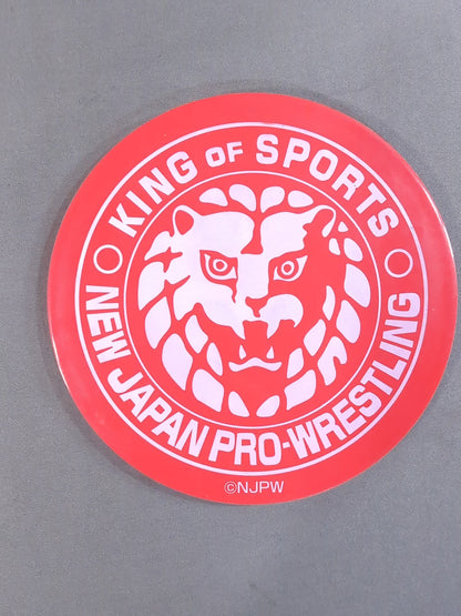 New Japan Pro Wrestling  Lion Mark  BIG Rubber Coaster