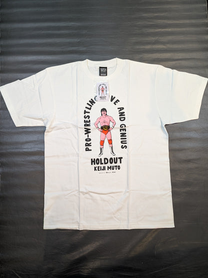 武藤敬司×100 ATHLETIC「PRO-WRESTLING LOVE & GENIUS」イラストTシャツ