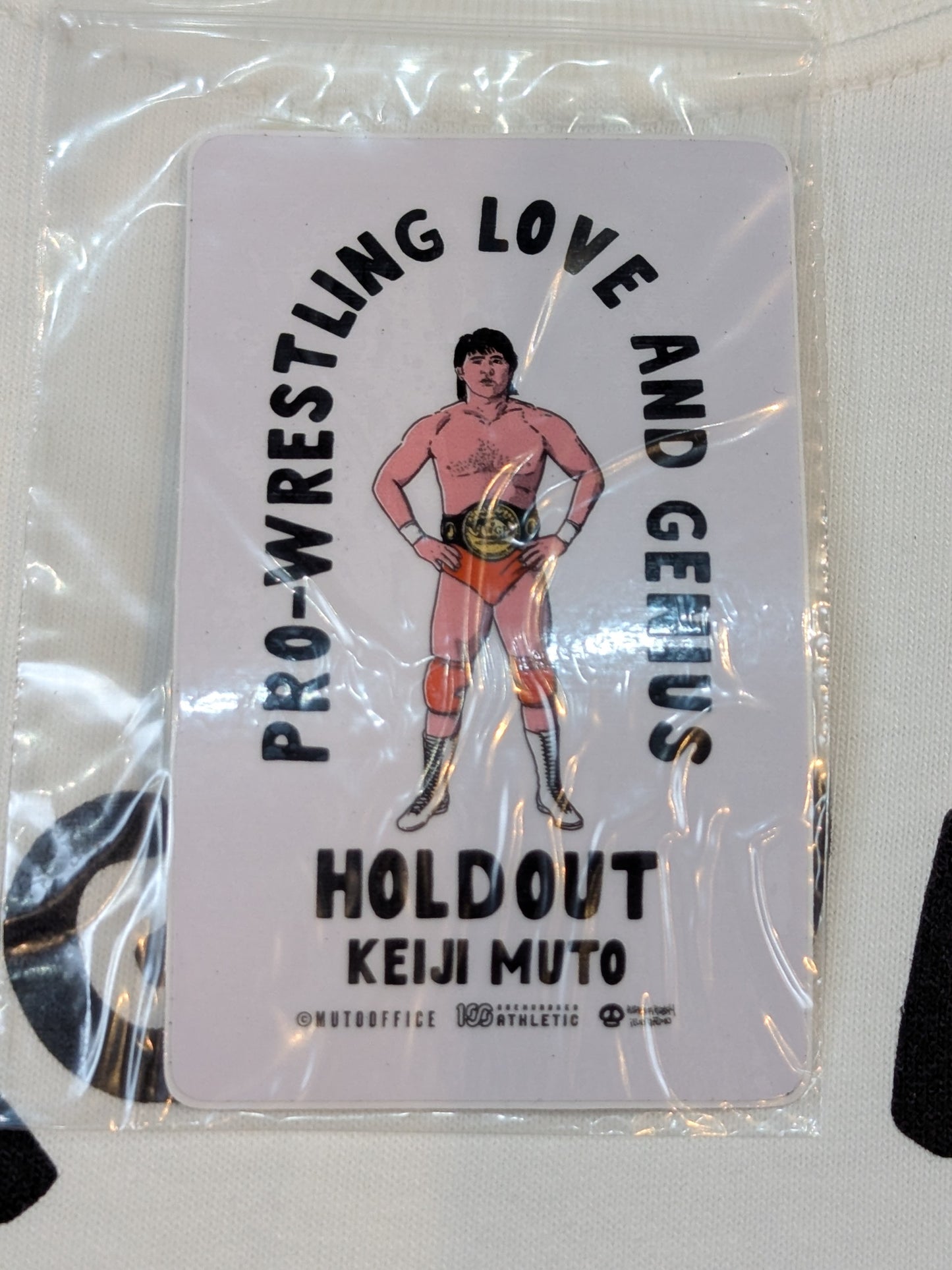 武藤敬司×100 ATHLETIC「PRO-WRESTLING LOVE & GENIUS」イラストTシャツ