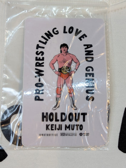 武藤敬司×100 ATHLETIC「PRO-WRESTLING LOVE & GENIUS」イラストTシャツ