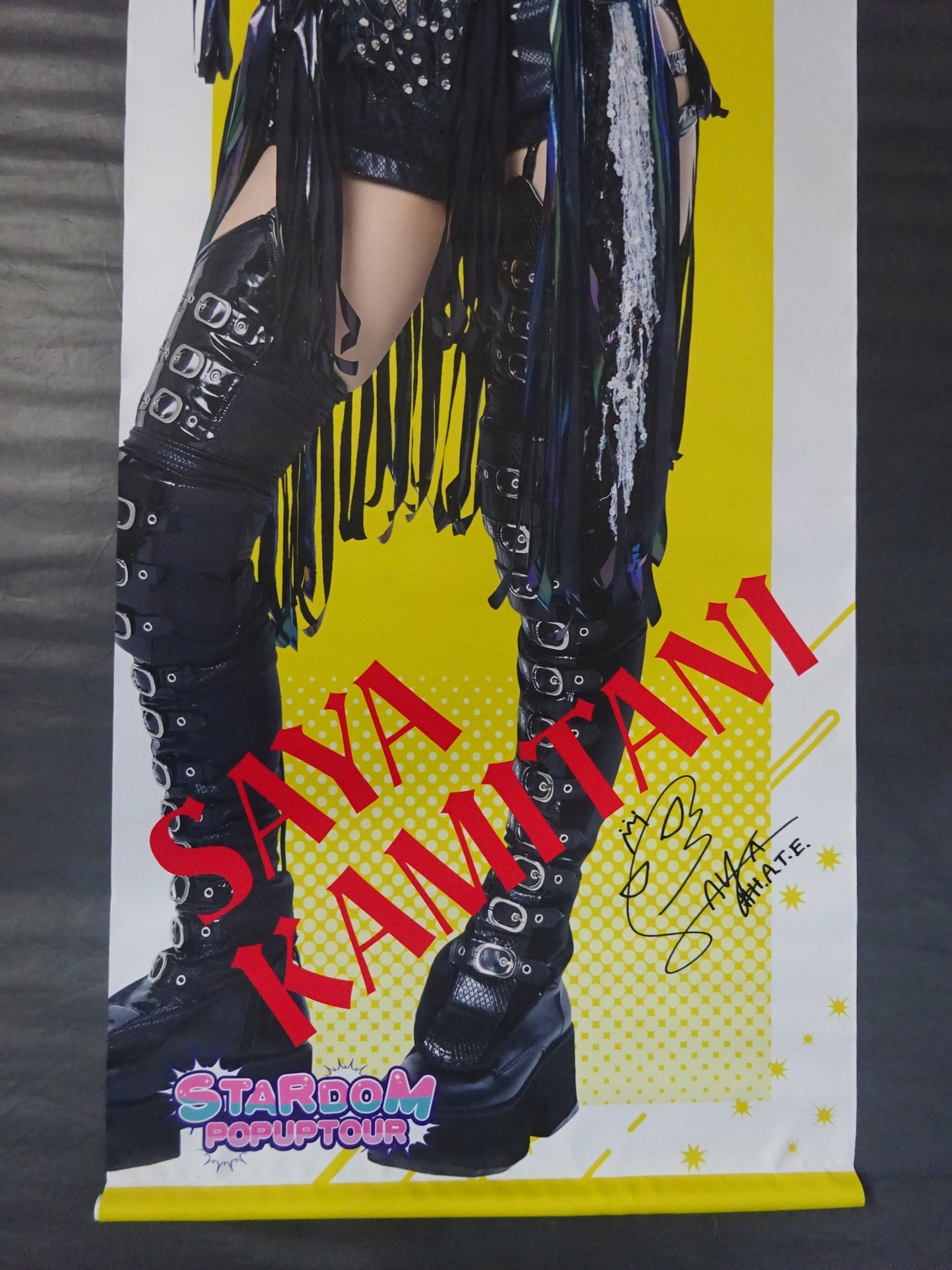 スターダム×TOWER RECORDS 2025 上谷沙弥 等身大タペストリー