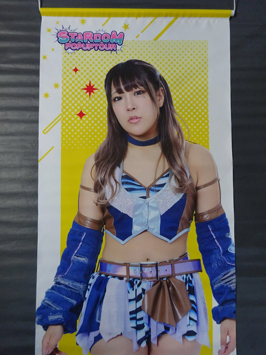 スターダム×TOWER RECORDS 2025 AZM 等身大タペストリー