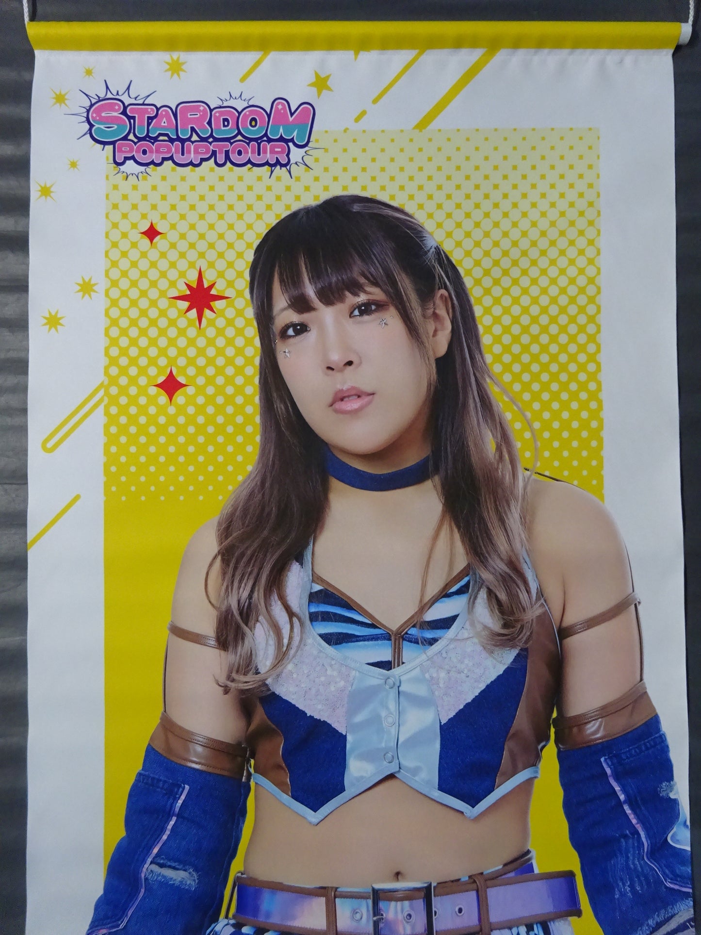 スターダム×TOWER RECORDS 2025 AZM 等身大タペストリー