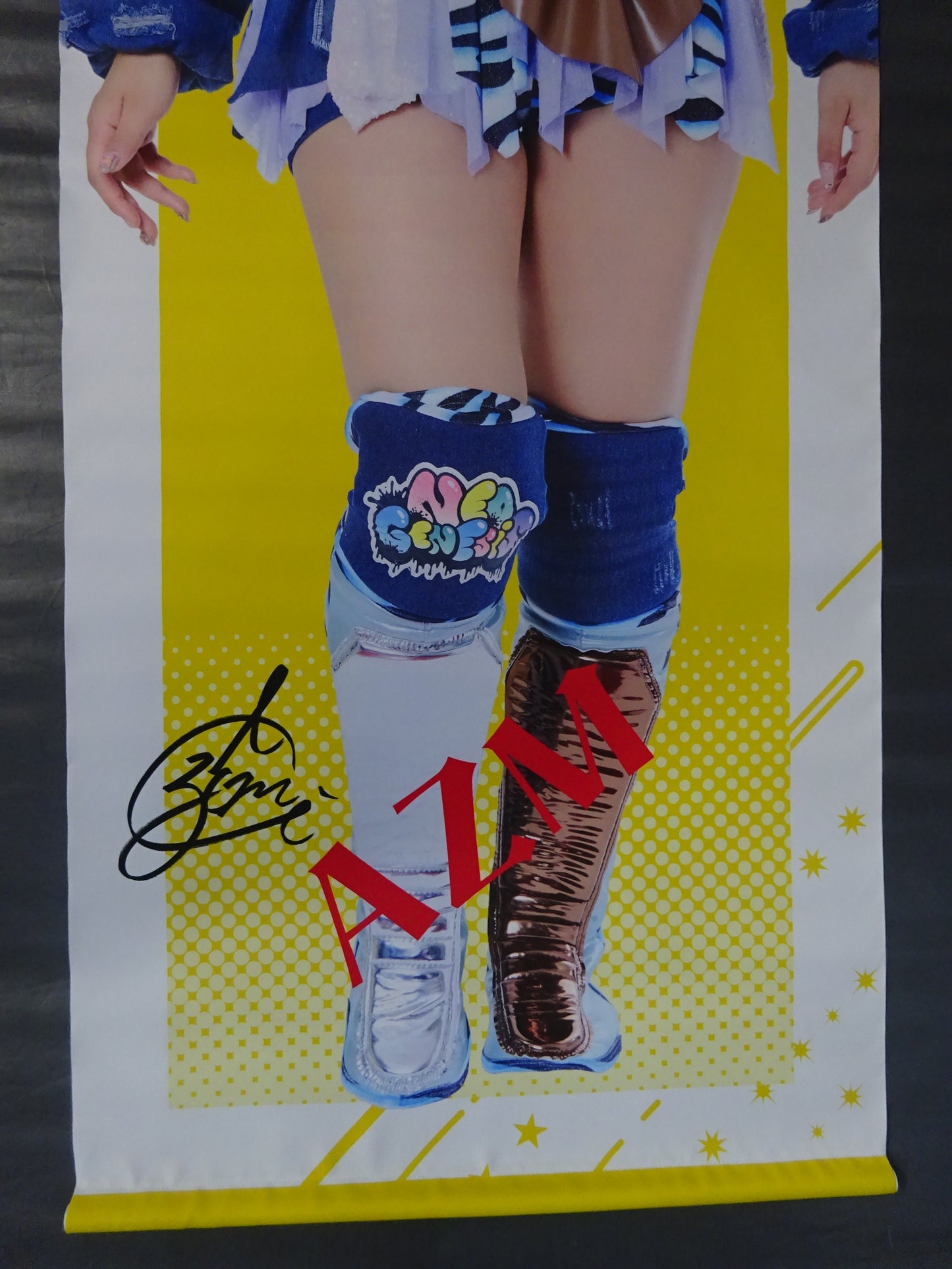 スターダム×TOWER RECORDS 2025 AZM 等身大タペストリー