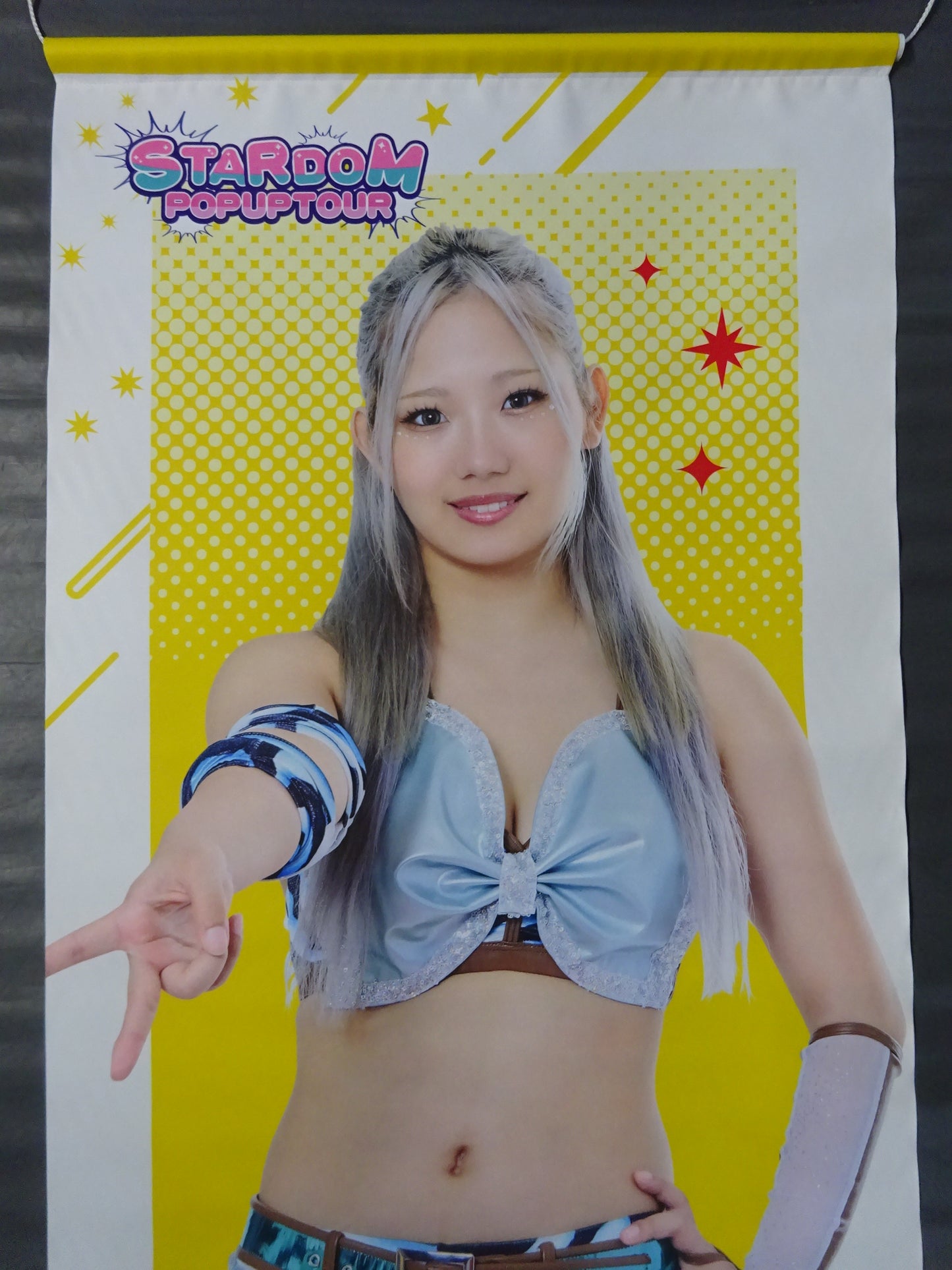 スターダム×TOWER RECORDS 2025 天咲光由 等身大タペストリー
