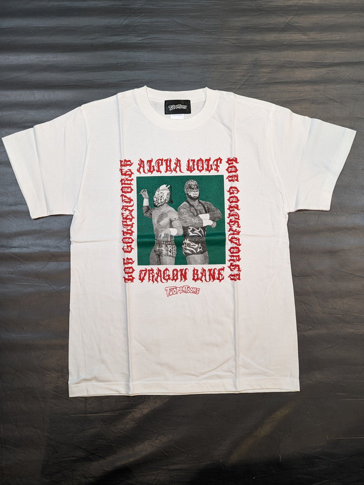 ロス・ゴルペアドーレス×TWOPLATOONS コラボTシャツ(ホワイト)