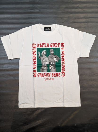 ロス・ゴルペアドーレス×TWOPLATOONS コラボTシャツ(ホワイト)