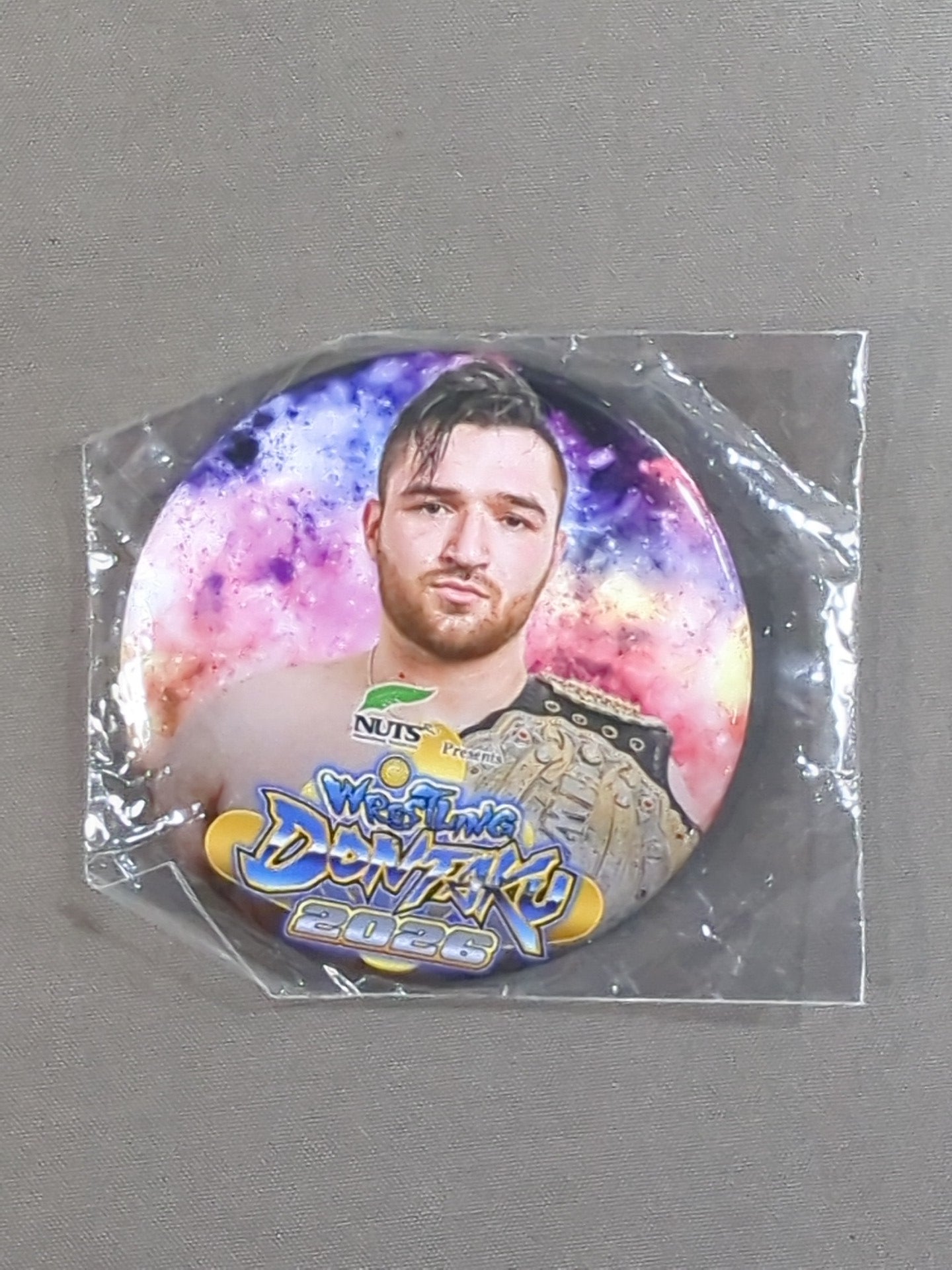 Callum Newman Wrestling Dontaku 2026 PinBack button