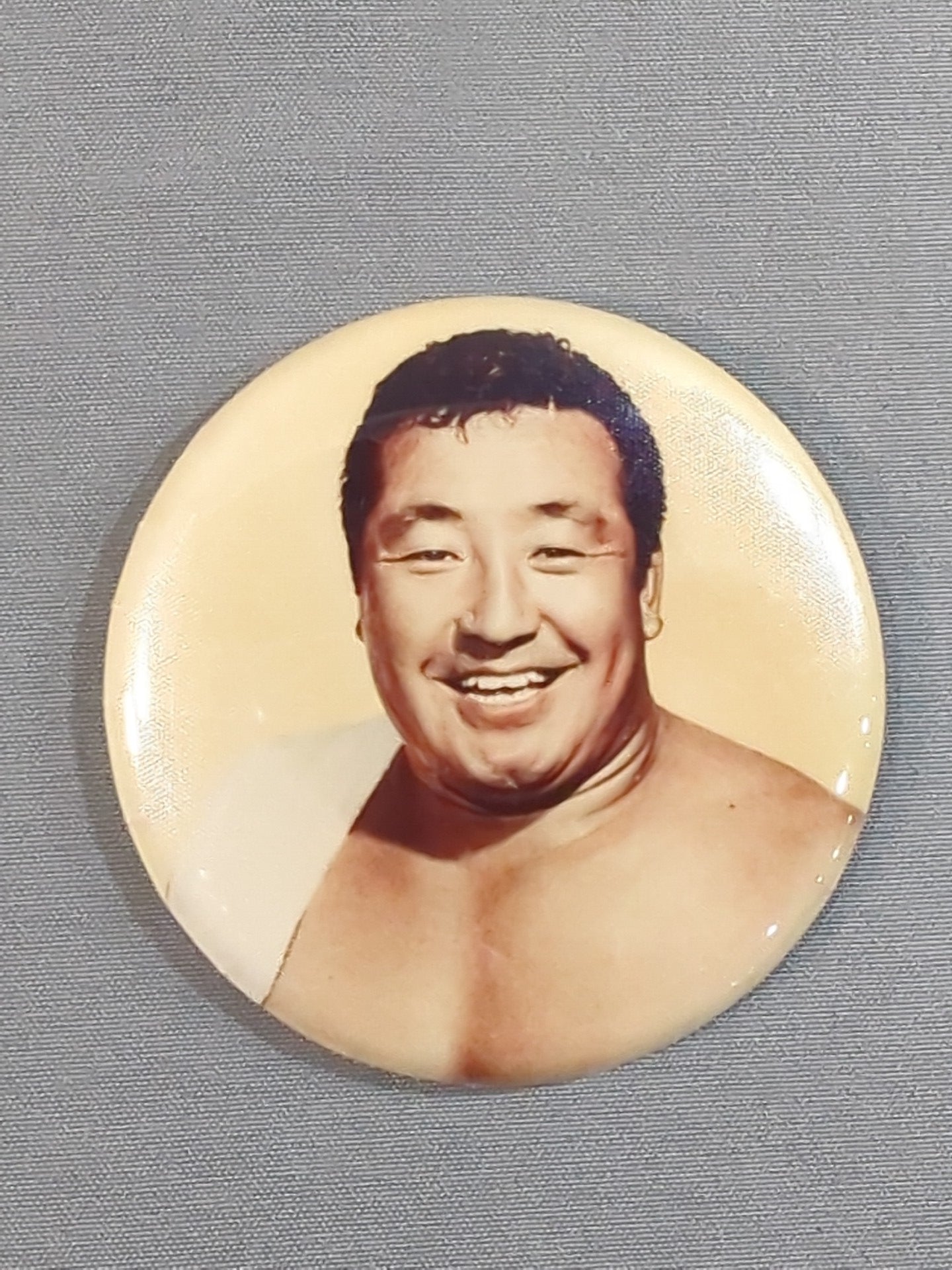 力道山 缶バッジ