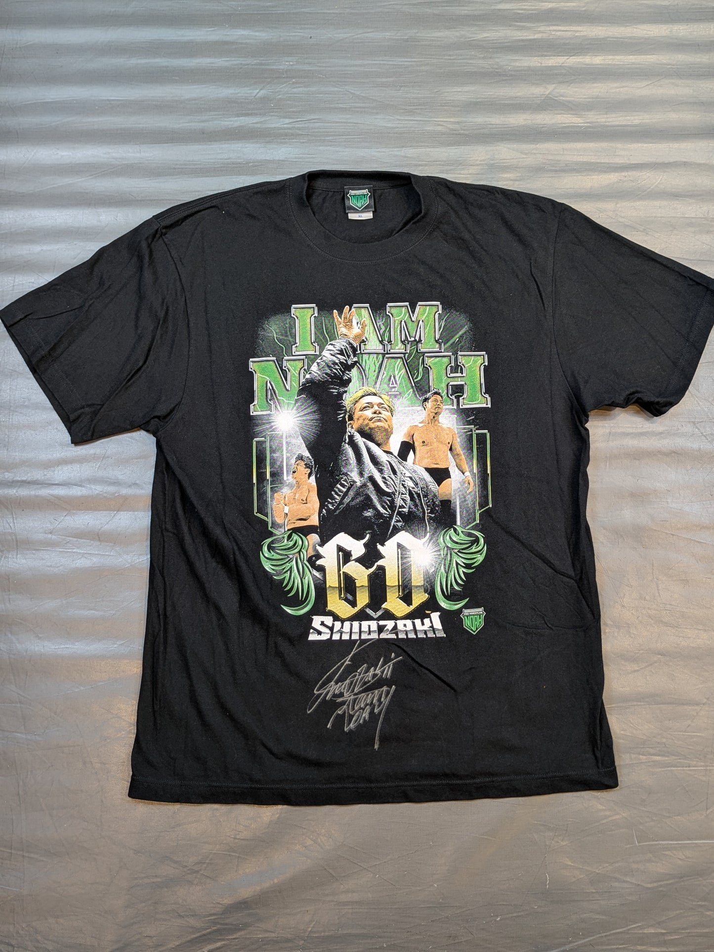 【直筆サイン入り】潮崎豪「I AM NOAH」ピクチャーTシャツ