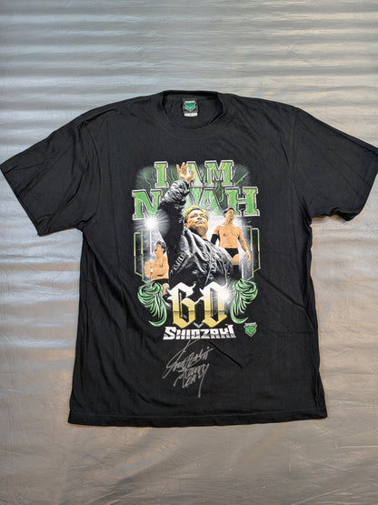 【直筆サイン入り】潮崎豪「I AM NOAH」ピクチャーTシャツ
