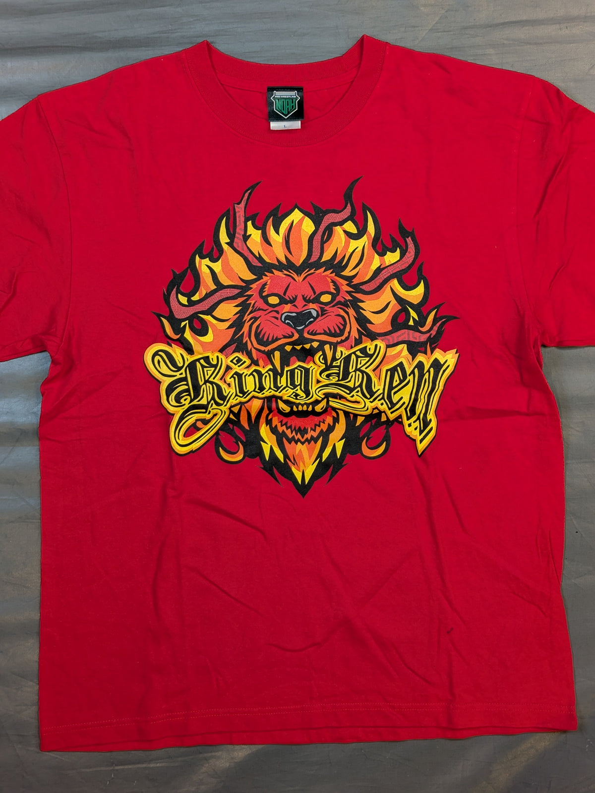 拳王「KING KEN」Tシャツ①(レッド)