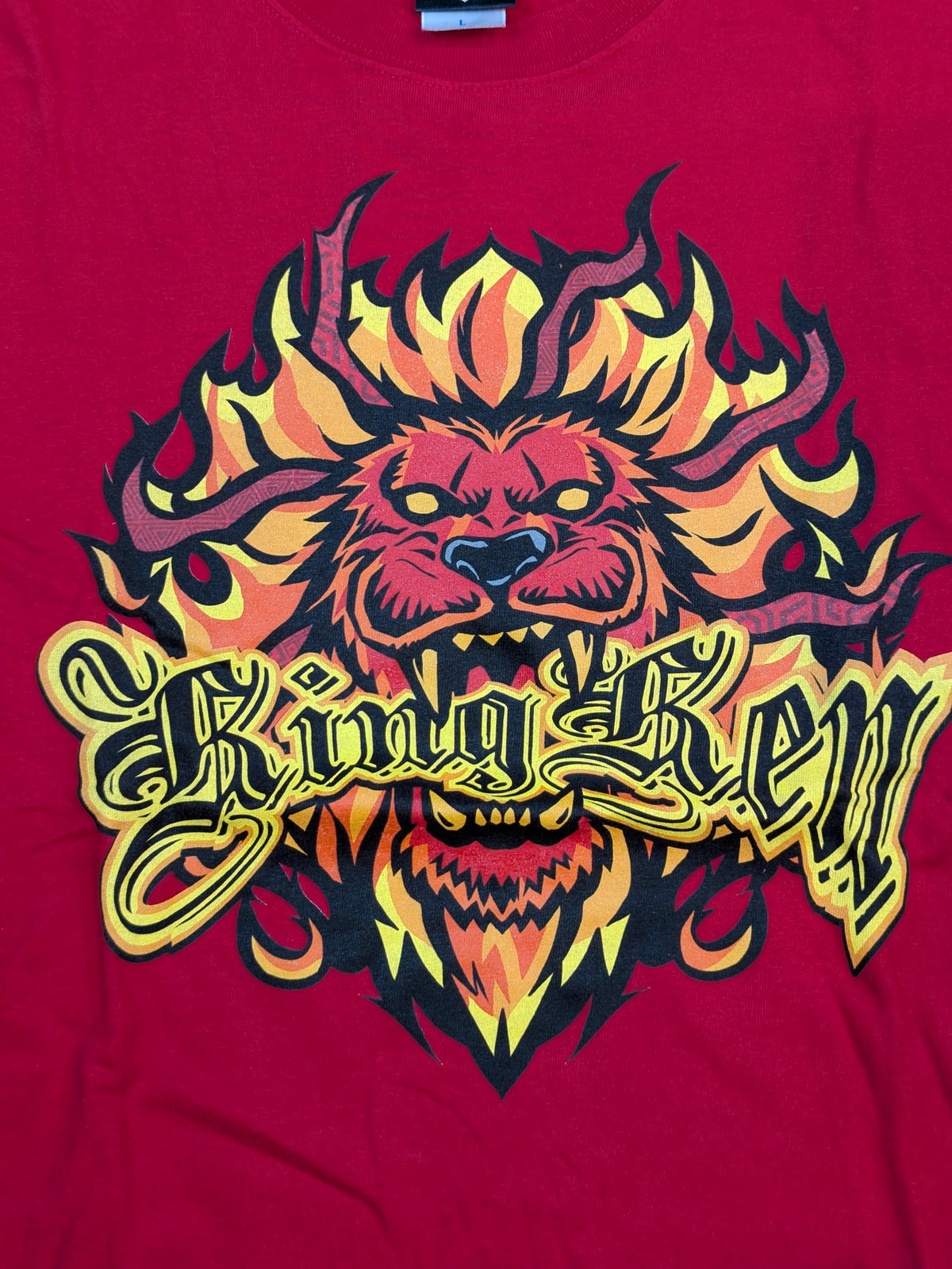 拳王「KING KEN」Tシャツ①(レッド)