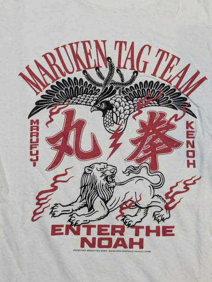 丸藤正道＆拳王「丸拳タッグ」Tシャツ(MONSTERS GRAPHICS)