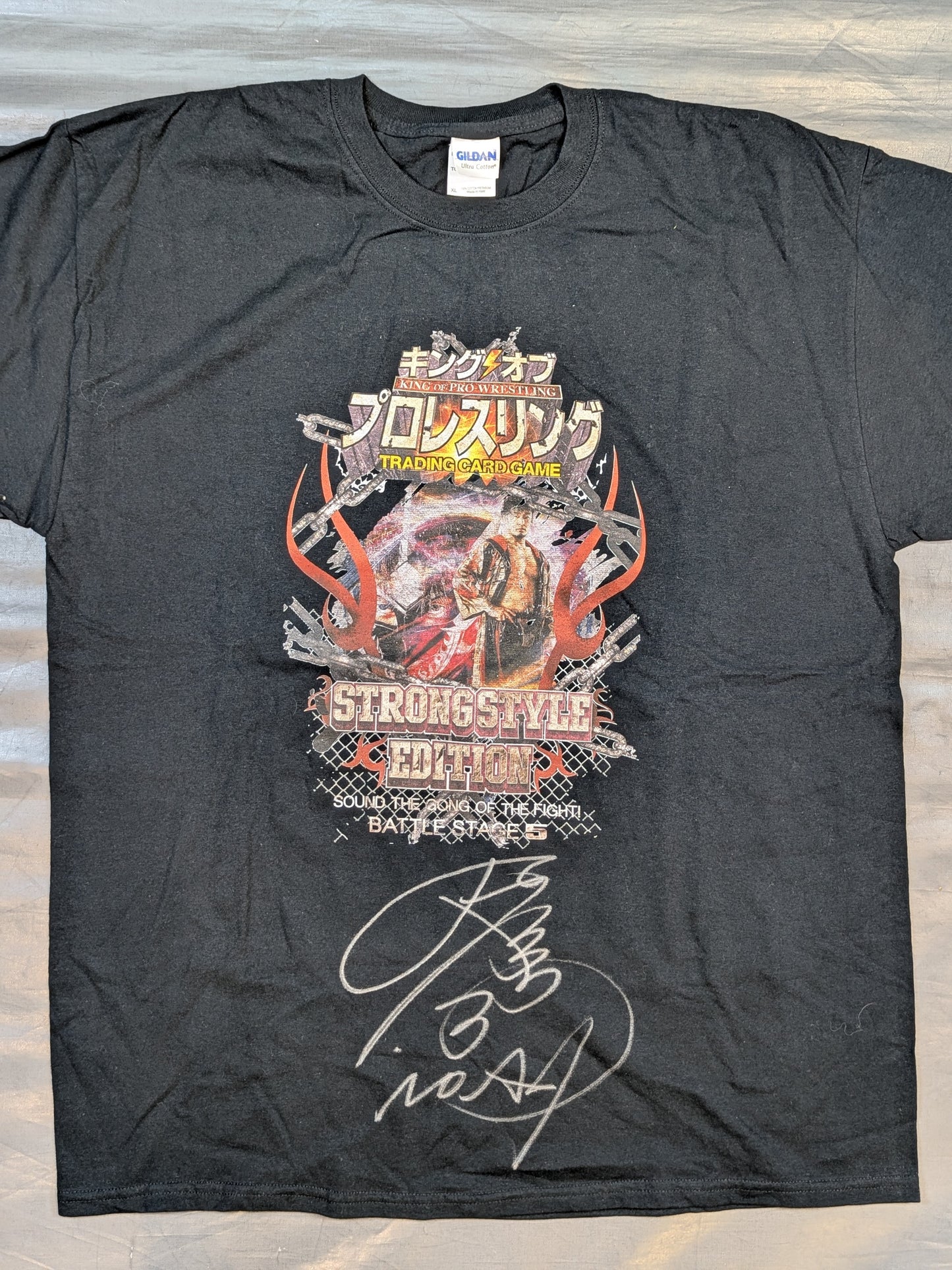 【直筆サイン入り】丸藤正道×キング・オブ・プロレスリング Tシャツ