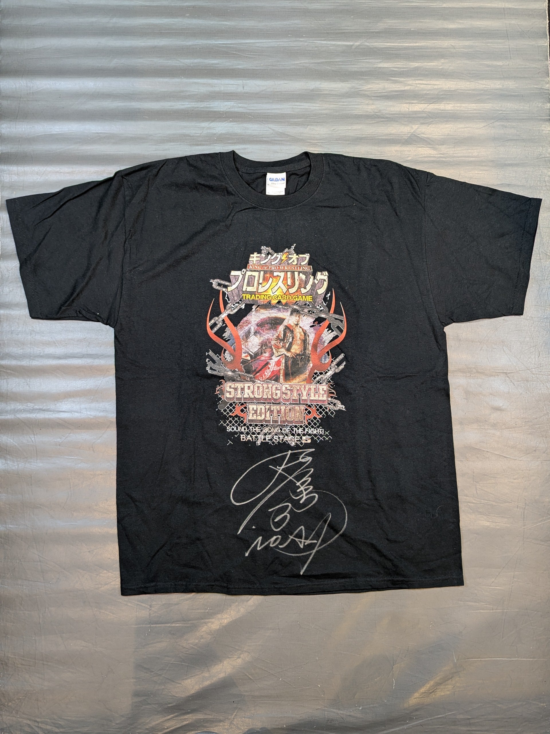 直筆サイン入り】丸藤正道×キング・オブ・プロレスリング Tシャツ – 闘道館