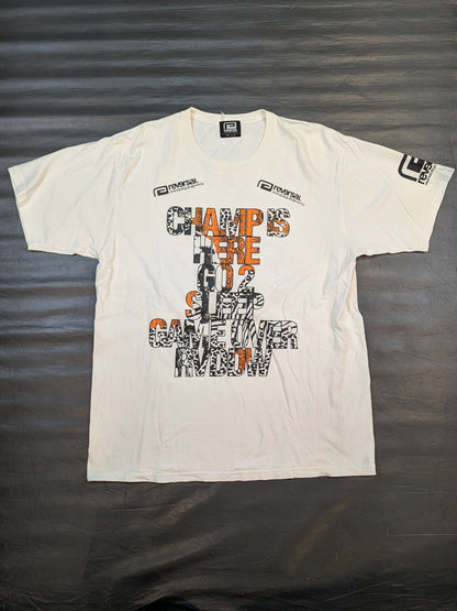 KENTA 'CHAMP IS HERE GO 2 SLLEP GAME OVER' T-Shirt (White)